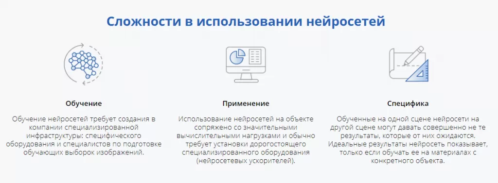 Сложности в использовании нейросетей