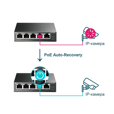 Коммутатор TP-Link TL-SG105PE 